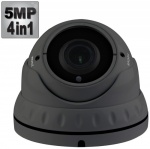 5MP Varifocal Dome CCTV Camera, 40M Night Vision, 4-in-1,1080p